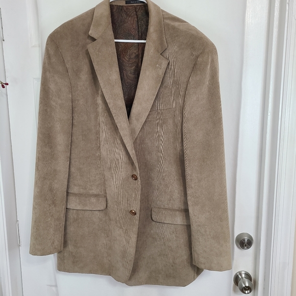 Ralph Lauren Men's Courdory Blazer Size: 48L Color Brown